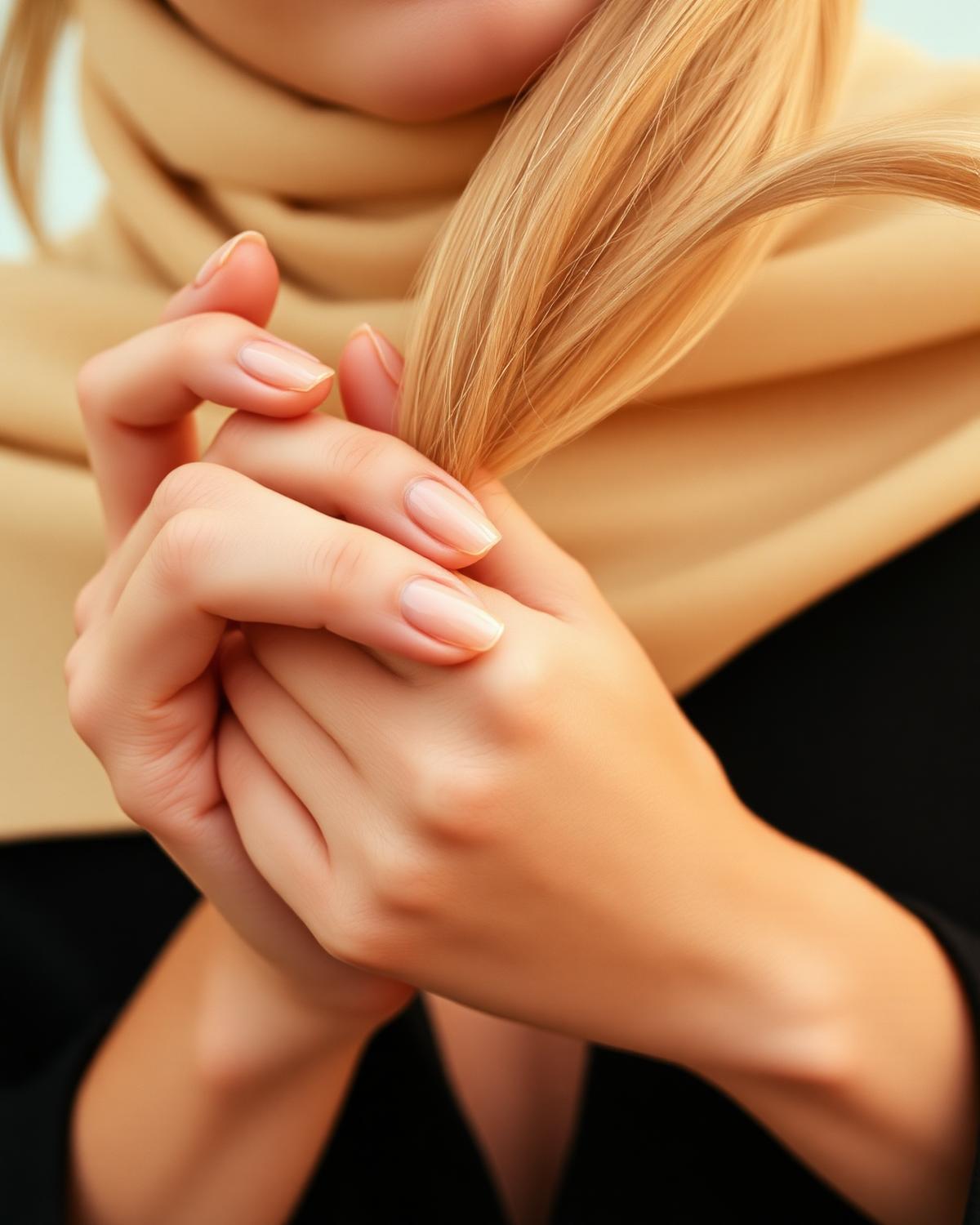Beauty craft, a portrait of hands
